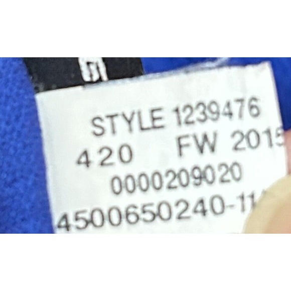 Under Armour Track Jacket Mens Small Blue Loose Coupe Full Zip Long Sleeve - Picture 8 of 9